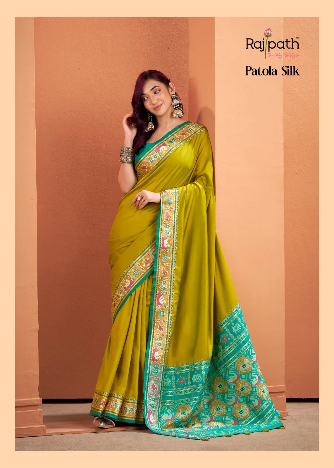 Buy Premium Silk With Patola Saree in Surat - Reseller Bazzar